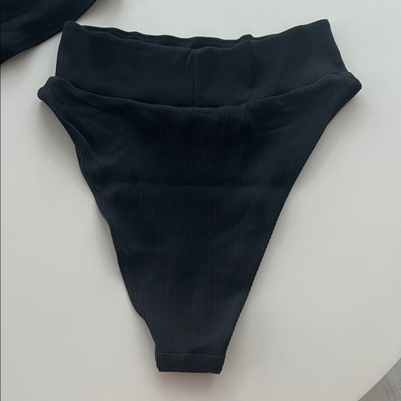 Aerie Black Strapless Bikini Set - Picture 4 of 4